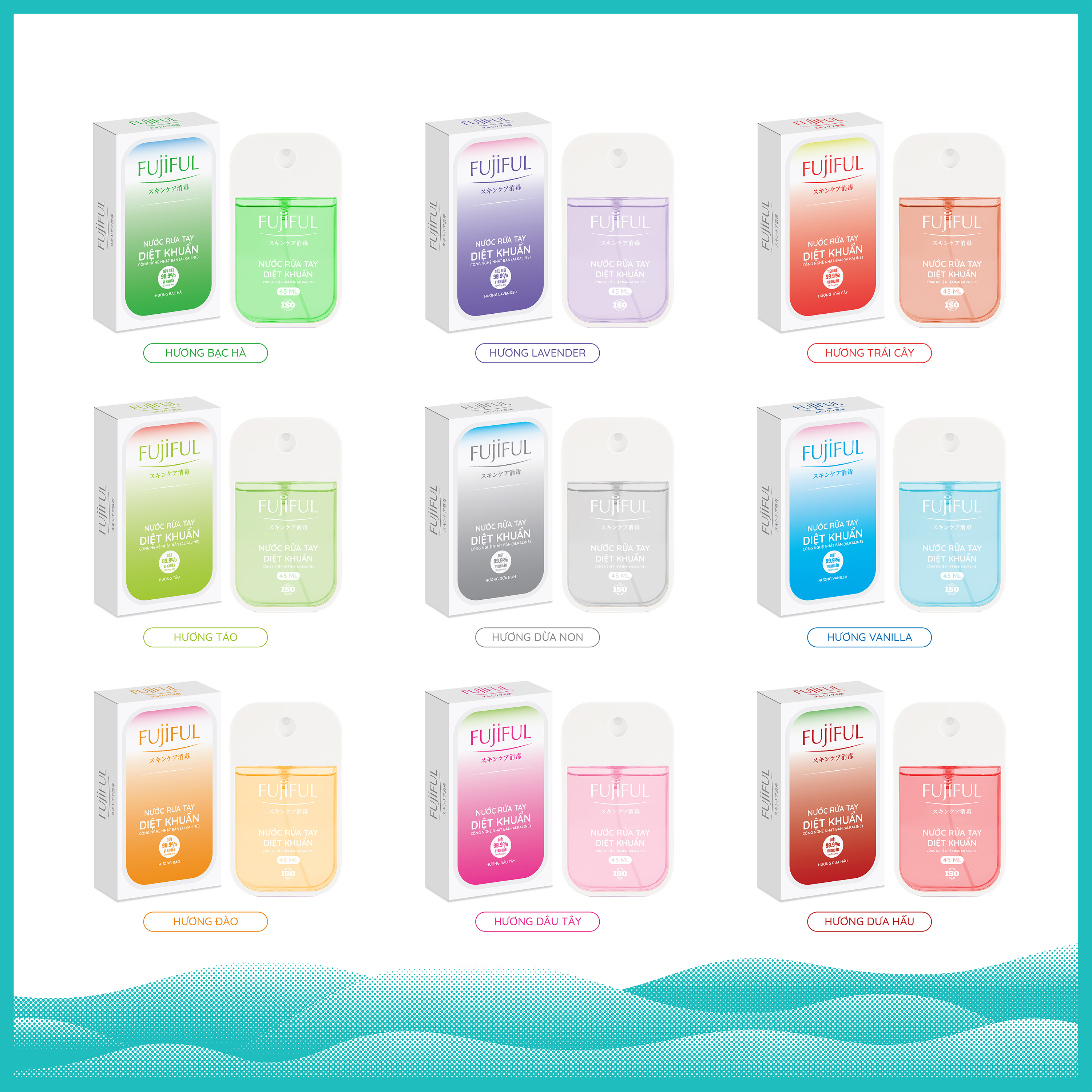 NƯỚC XỊT RỬA TAY DIỆT KHUẨN DƯỠNG DA FUJIFUL